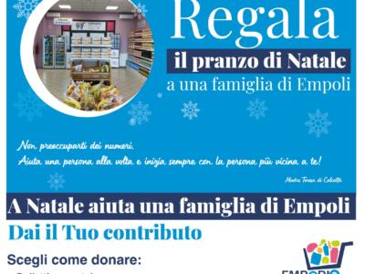 Emporio Solidale, a Natale puoi regalare un pranzo a una famiglia in difficoltà di Empoli