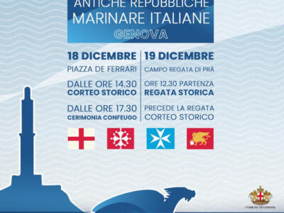 Regata delle Antiche Repubbliche Marinare 2021, domenica 19 dicembre a Genova torna la sfida