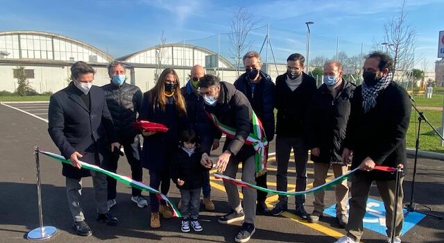 Paperino, inaugurata la nuova viabilità in via Zanibelli, il parcheggio e l&#8217;area attrezzata