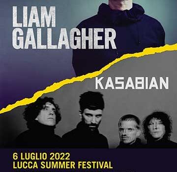 Musica: Liam Gallagher e Kasabian a luglio al Lucca Summer Fest