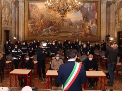 Pisa, la polizia municipale festeggia San Sebastiano