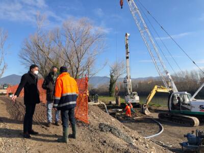 Ponte ciclopedonale Cisanello-Riglione a Pisa, al via le operazioni di scavo e posa dei pali di fondazione