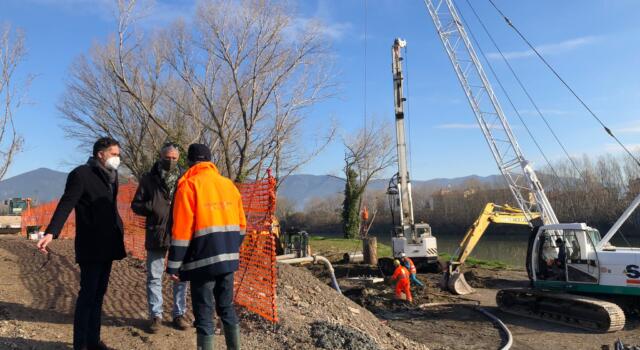 Ponte ciclopedonale Cisanello-Riglione a Pisa, al via le operazioni di scavo e posa dei pali di fondazione