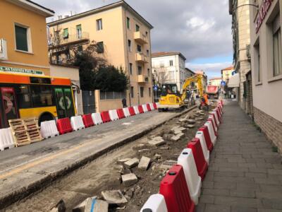 Piano delle manutenzioni, partito il cantiere di via Crispi, Sindaco Conti: “Un intervento atteso e necessario”