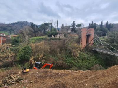 Frana di Grazzano, partiti i lavori di messa in sicurezza: opere in 10 mesi