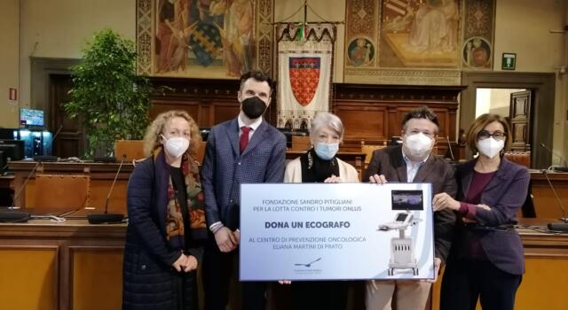 La Fondazione Pitigliani dona un ecografo al Centro di Prevenzione Oncologica di Prato