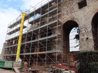 Mura urbane al Giardino Scotto: partiti i lavori