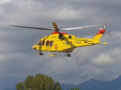 Incidente stradale moto-auto nel comune di Orbetello, 58enne trasportato all’ospedale con il Pegaso