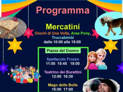 Carnevale pistoiese: domenica 6 marzo, nel centro storico mercatini di dolciumi, spettacoli e attività per i più piccoli