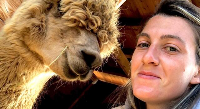 Alpaca terapia (gratuita) per i più fragili: Cecilia, 27 anni e 36 alpaca a Sasso d&#8217;Ombrone