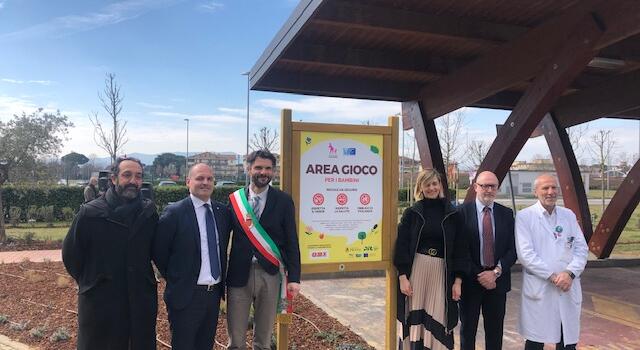 Santo Stefano sempre più “Green Hospital” grazie al giardino del Pronto Soccorso Pediatrico finanziato da OBI