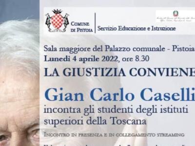 Gian Carlo Caselli: la giustizia conviene, torna a Pistoia il magistrato simbolo della lotta alla mafia