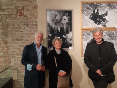 Graziella Chiarcossi alla mostra dedicata al cugino Pier Paolo Pasolini