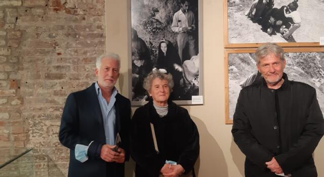 Graziella Chiarcossi alla mostra dedicata al cugino Pier Paolo Pasolini