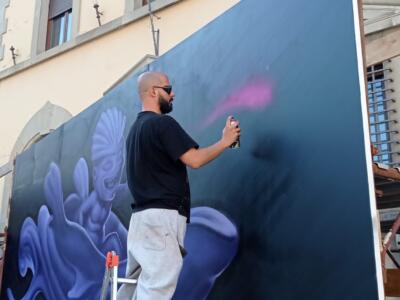 Street art for Freedom in piazza del Duomo a Pistoia: le opere si possono visitare fino al 28 maggio