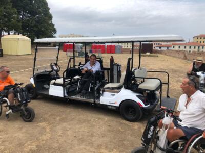 Livorno, Fortezza Nuova: una ‘golf-car’ rende accessibile a tutti la struttura