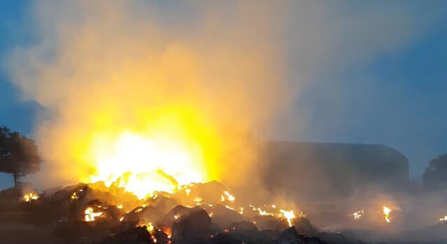 Incendio di Roselle: in campo anche la Protezione Civile Comunale