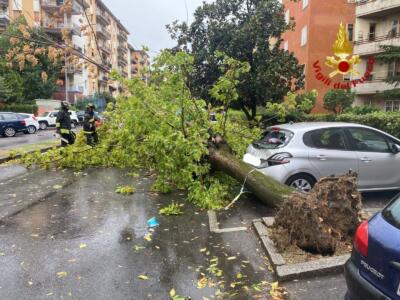 Maltempo, disagi e danni a Firenze e Prato