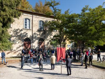 Lavori pubblici, inaugurata la rotatoria a Porta Nuova intitolata a Lorenzo Poggi