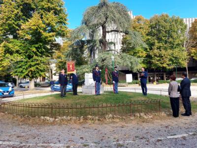 Commemorazione dei Caduti a Siena con il Questore e il Prefetto Maria Forte