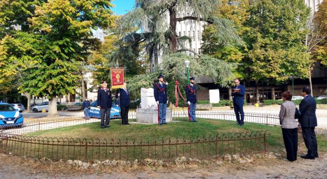 Commemorazione dei Caduti a Siena con il Questore e il Prefetto Maria Forte