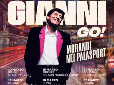 Gianni Morandi annuncia oggi il Tour, da marzo 2023 nei palchi dei palazzi dello sport italiani