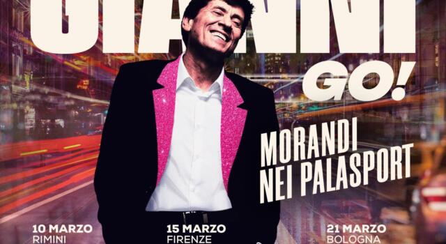 Gianni Morandi annuncia oggi il Tour, da marzo 2023 nei palchi dei palazzi dello sport italiani