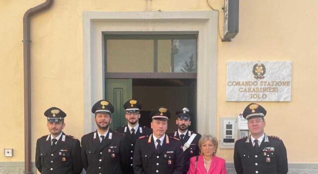 Il Prefetto di Prato in visita alla stazione dei carabinieri di Jolo