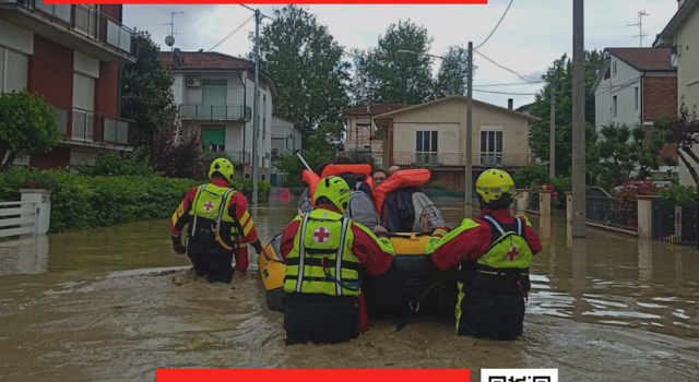 Maltempo: donazione Croce Rossa Grosseto per alluvionati Emilia Romagna