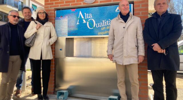 Una nuova fontanella di acqua in centro