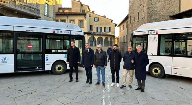 Ad Arezzo due nuovi bus elettrici