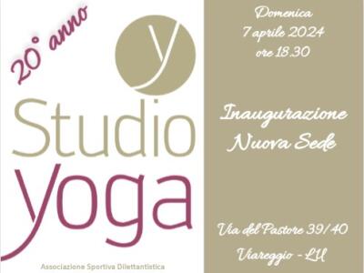 Nuova Sede per lo Storico Studio di Iyengar Yoga a Viareggio: Un Nuovo Capitolo dopo 20 Anni