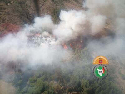 Due morti e un ferito nell’incendio del poligono di tiro