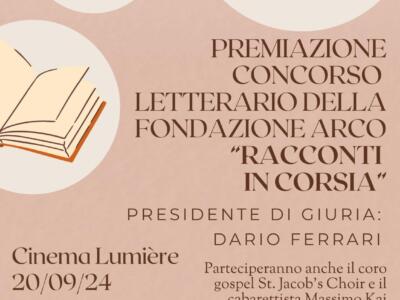 Racconti in corsia… venerdì a Pisa la premiazione del concorso